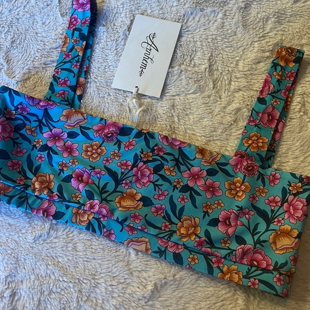 Arnhem Phoebe Bandeau in Turquoise 🦋 NWT Size AU10
